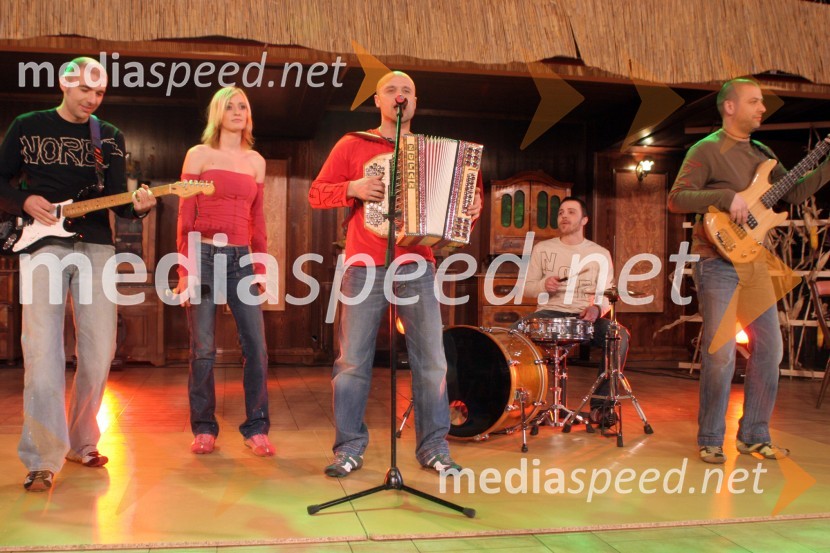 Skupina ZeronPodalpski večer, snemanje nove oddaje na Net Tv