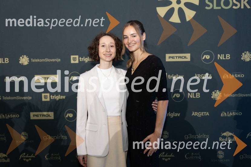  Nika  Prevc, smučarska skakalka;  Nika Križnar, smučarska skakalkaVečer šampionov 2024