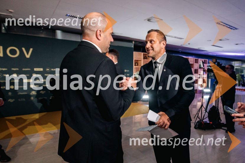  Uroš Zupan, direktor, Smučarska zveza Slovenije ;  Jure Košir, nekdanji smučarVečer šampionov 2024