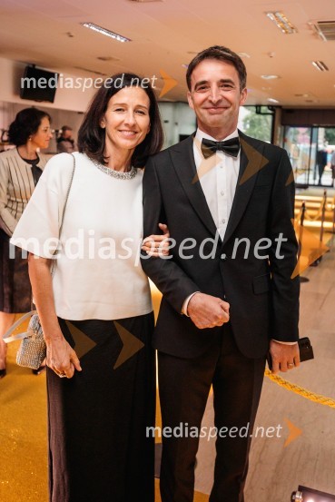  Polona Petek; dr. Franci Petek, nekdanji smučarski skakalec in nekdanji direktor SZSVečer šampionov 2024