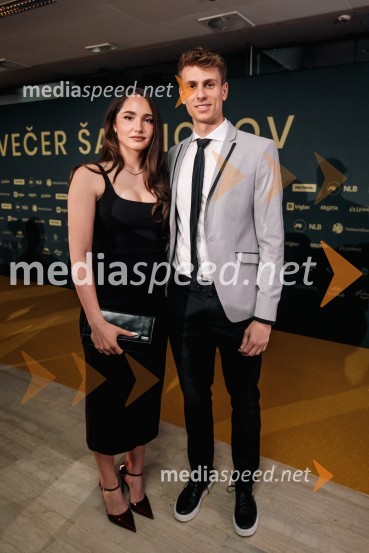  Aneja Einfalt;  Tijan Marovt, smučarVečer šampionov 2024