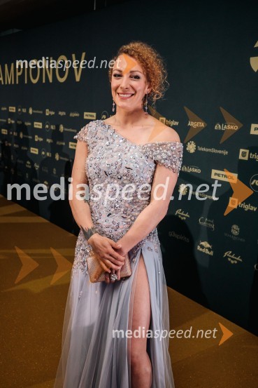  Ilka Štuhec, slovenska alpska smučarkaVečer šampionov 2024