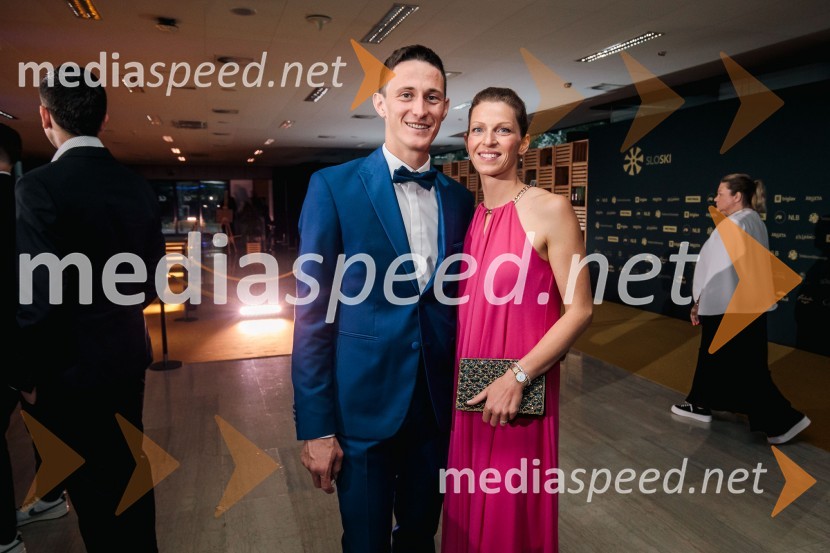  Peter  Prevc, smučarski skakalec;  Mina PrevcVečer šampionov 2024