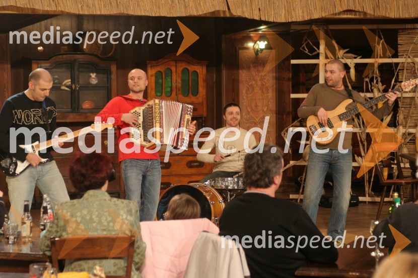 Skupina ZeronPodalpski večer, snemanje nove oddaje na Net Tv