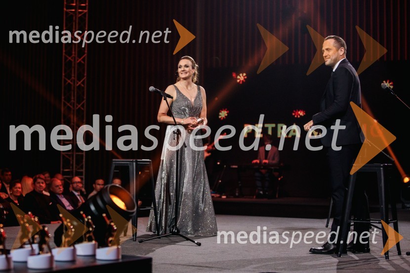  Petra Majdič, nekdanja slovenska smučarska tekačica, članica Odbora za podeljevanje Bloudkovih priznanj;  Jure Košir, nekdanji smučarVečer šampionov 2024