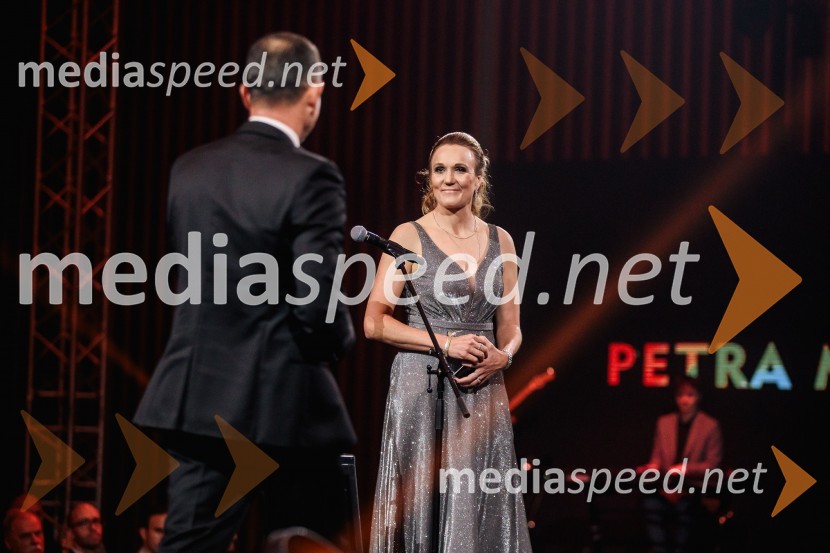  Petra Majdič, nekdanja slovenska smučarska tekačica, članica Odbora za podeljevanje Bloudkovih priznanjVečer šampionov 2024