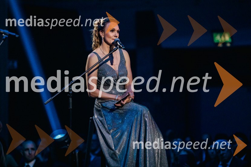  Petra Majdič, nekdanja slovenska smučarska tekačica, članica Odbora za podeljevanje Bloudkovih priznanjVečer šampionov 2024