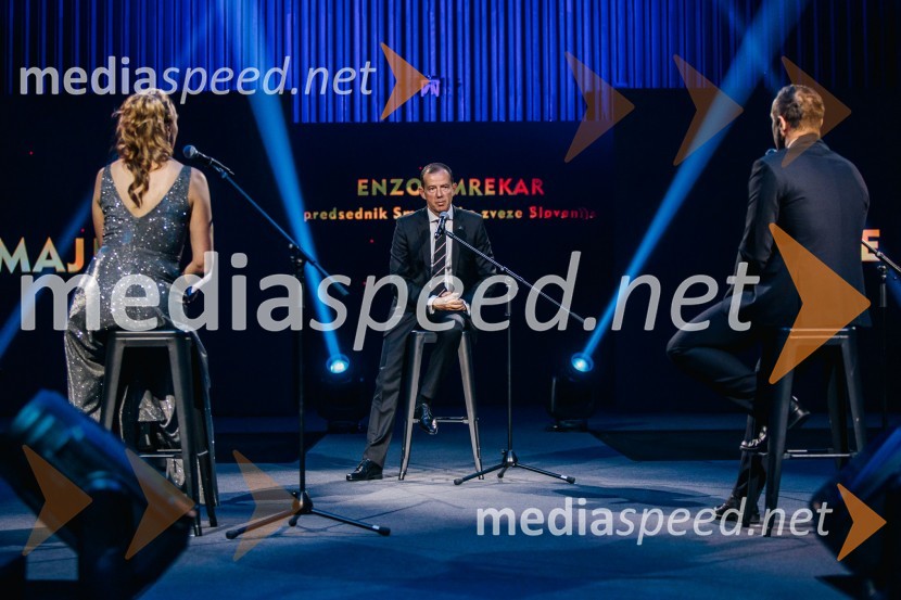  Enzo Smrekar, predsednik uprave Droge Kolinske in glavni direktor strateškega poslovnega področja v Atlantic Grupi, predsednik SZS, podpredsednik Olimpijskega komiteja SlovenijeVečer šampionov 2024