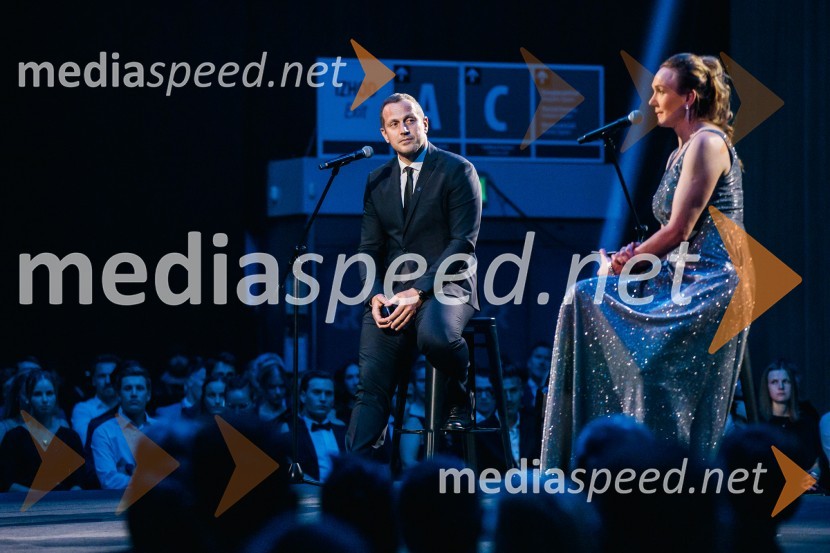  Jure Košir, nekdanji smučar;  Petra Majdič, nekdanja slovenska smučarska tekačica, članica Odbora za podeljevanje Bloudkovih priznanjVečer šampionov 2024