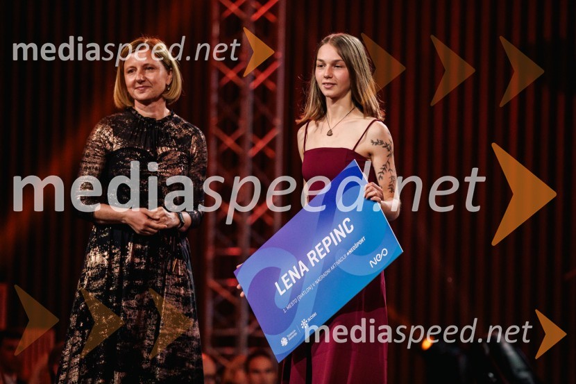  ... ;  Lena Repinc, biatlonkaVečer šampionov 2024