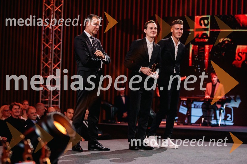  Enzo Smrekar, predsednik uprave Droge Kolinske in glavni direktor strateškega poslovnega področja v Atlantic Grupi, predsednik SZS, podpredsednik Olimpijskega komiteja Slovenije;  Domen Prevc, smučarski skakalec;  Timi Zajc, smučarski skakalecVečer šampionov 2024