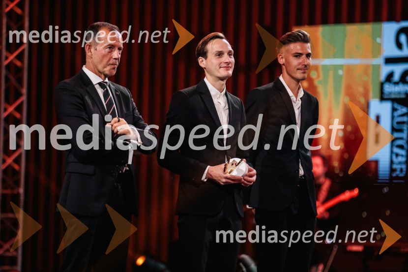  Enzo Smrekar, predsednik uprave Droge Kolinske in glavni direktor strateškega poslovnega področja v Atlantic Grupi, predsednik SZS, podpredsednik Olimpijskega komiteja Slovenije;  Domen Prevc, smučarski skakalec;  Timi Zajc, smučarski skakalecVečer šampionov 2024