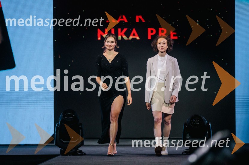  Nika Križnar, smučarska skakalka;  Nika  Prevc, smučarska skakalkaVečer šampionov 2024