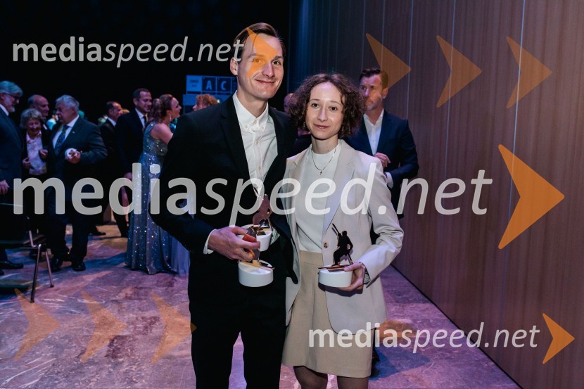  Domen Prevc, smučarski skakalec;  Nika  Prevc, smučarska skakalkaVečer šampionov 2024