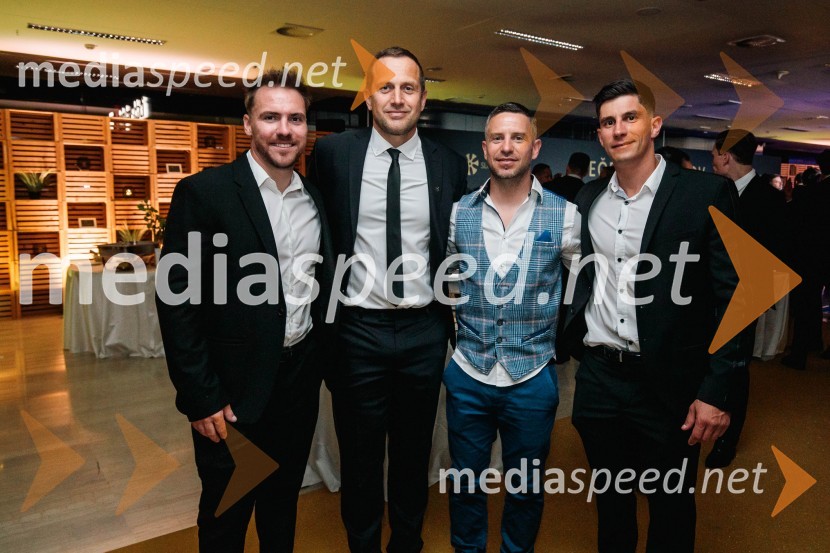  Miha Hrobat, alpski smučar;  Jure Košir, nekdanji smučar;  Rene Mlekuž, nekdanji smučar;  Žan Kranjec, smučarVečer šampionov 2024