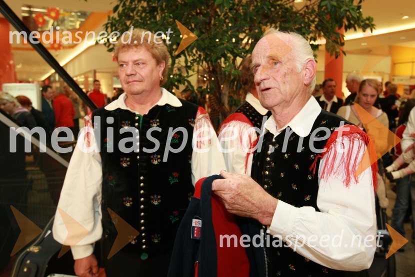 Niko Zlobko in Lojze Slak, glasbenikaFestival narodnozabavne glasbe v Europarku
