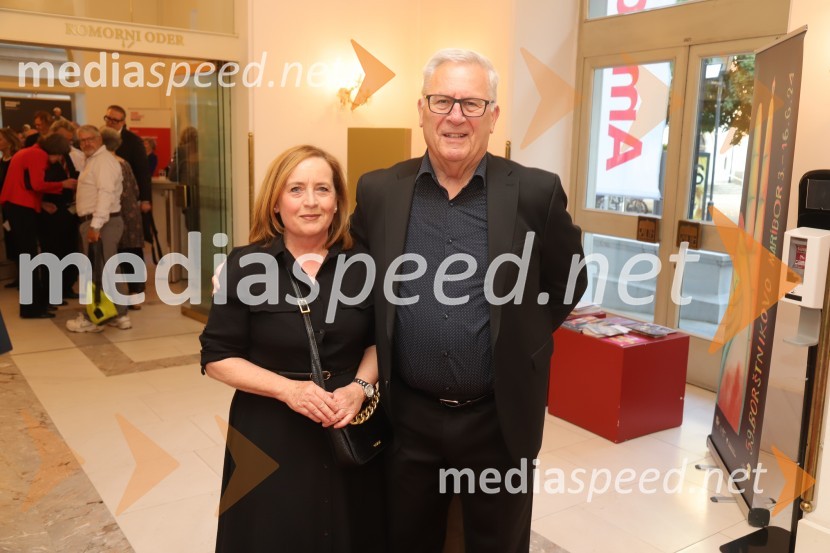  Bojana Razdevšek;  Milan Razdevšek, nekdanji direktor Zavoda za turizem MariborTosca, premiera v Operi in Baletu Slovenskega narodnega gledališča Maribor