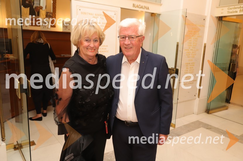  Hilda Lukić;  Milan Lukić, prokurist podjetja Lumar IGTosca, premiera v Operi in Baletu Slovenskega narodnega gledališča Maribor