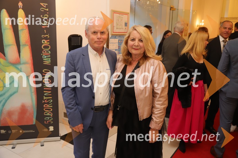  Milan Predan, veleposlanik Republike Slovenije v Republiki Severni Makedoniji;  Darka Zvonar Predan, novinarkaTosca, premiera v Operi in Baletu Slovenskega narodnega gledališča Maribor