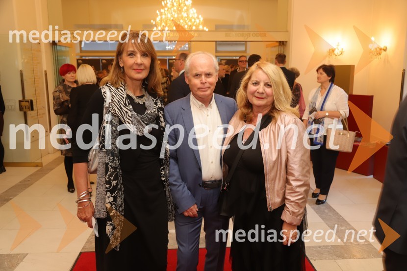  Živa Emeršič;  Milan Predan, veleposlanik Republike Slovenije v Republiki Severni Makedoniji;  Darka Zvonar Predan, novinarkaTosca, premiera v Operi in Baletu Slovenskega narodnega gledališča Maribor