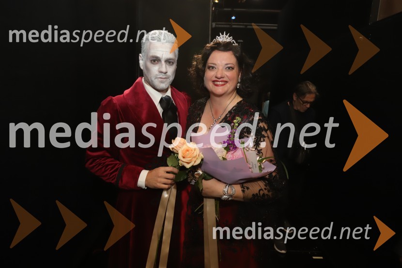  Luka  Brajnik, baritonist;  Rebeka Lokar, operna pevkaTosca, premiera v Operi in Baletu Slovenskega narodnega gledališča Maribor