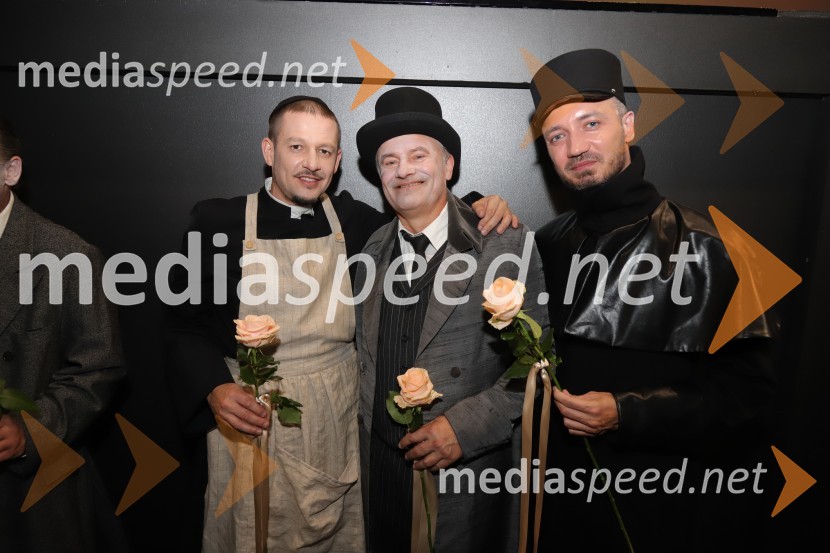  Sebastijan Čelofiga, baritonist, operni pevec;  Dušan Topolovec, operni pevec;  Mihael Roškar, igralec, pevecTosca, premiera v Operi in Baletu Slovenskega narodnega gledališča Maribor