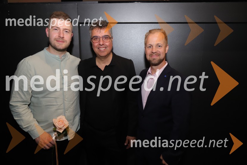  Matic Kašnik, scenograf;  Pier Francesco  Maestrini, režiser;  Martin Sušnik, operni solistTosca, premiera v Operi in Baletu Slovenskega narodnega gledališča Maribor