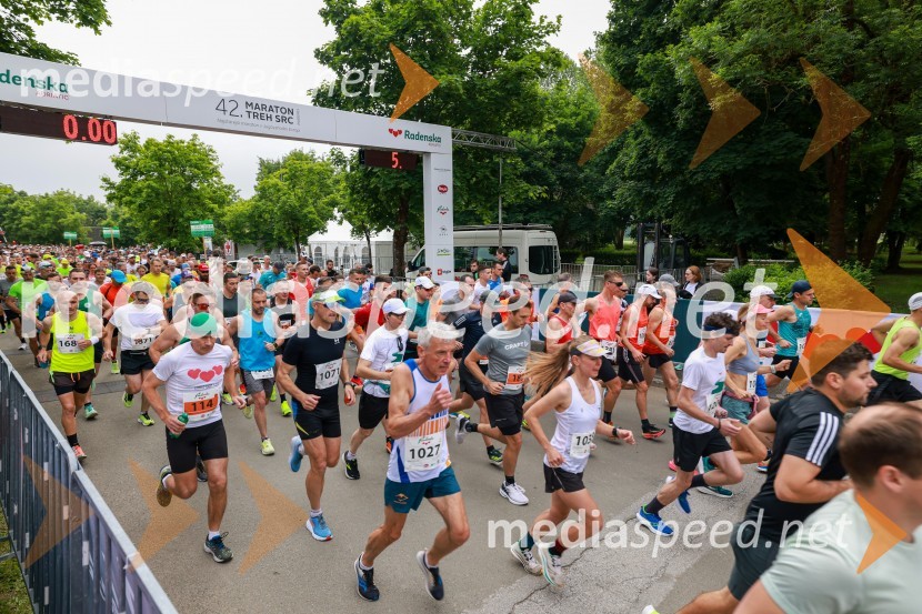 42. Maraton treh src, teki