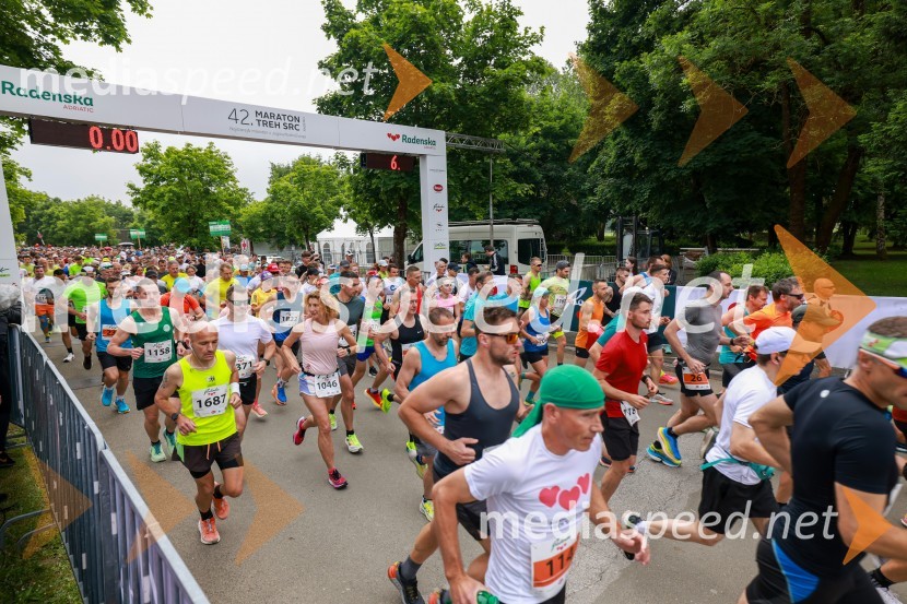 42. Maraton treh src, teki