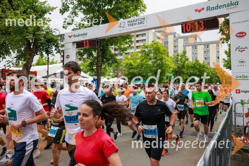 42. Maraton treh src, teki