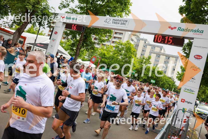 42. Maraton treh src, teki