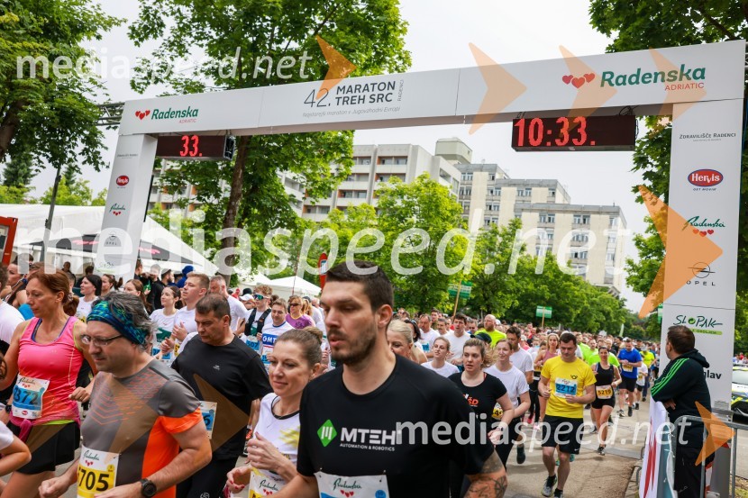 42. Maraton treh src, teki