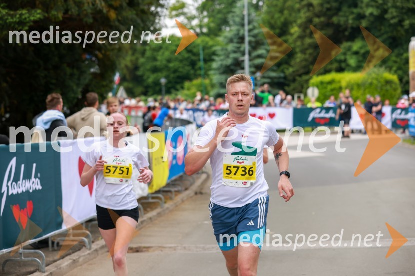  Pia Vukovič;  Žan Vidmajer42. Maraton treh src, teki