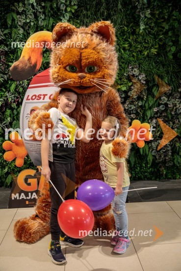 Premiera filma najbolj popularnega oranžnega mačka Garfield v Cineplexx Ljubljana