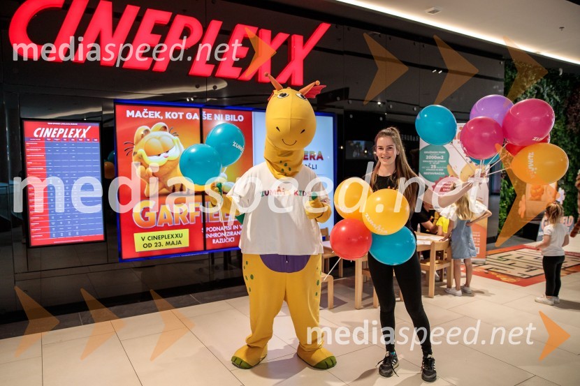 Premiera filma najbolj popularnega oranžnega mačka Garfield v Cineplexx Ljubljana