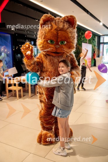 Premiera filma najbolj popularnega oranžnega mačka Garfield v Cineplexx Ljubljana