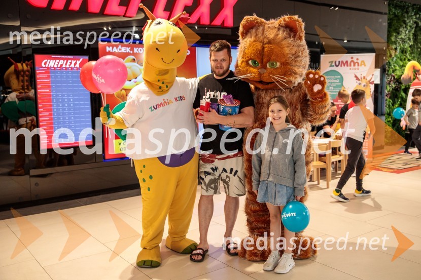 Premiera filma najbolj popularnega oranžnega mačka Garfield v Cineplexx Ljubljana