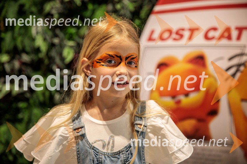 Premiera filma najbolj popularnega oranžnega mačka Garfield v Cineplexx Ljubljana