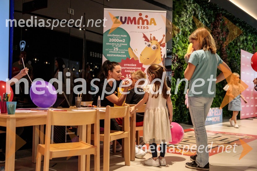 Premiera filma najbolj popularnega oranžnega mačka Garfield v Cineplexx Ljubljana