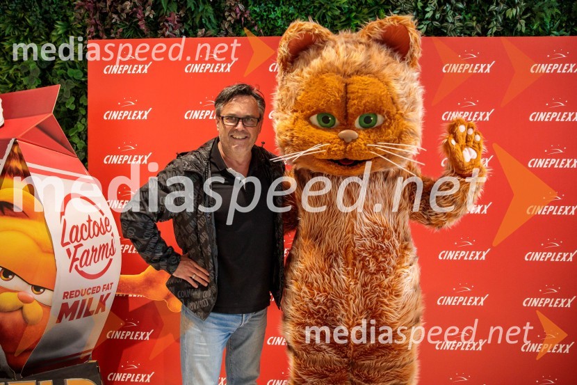  Jernej Kuntner, igralecPremiera filma najbolj popularnega oranžnega mačka Garfield v Cineplexx Ljubljana