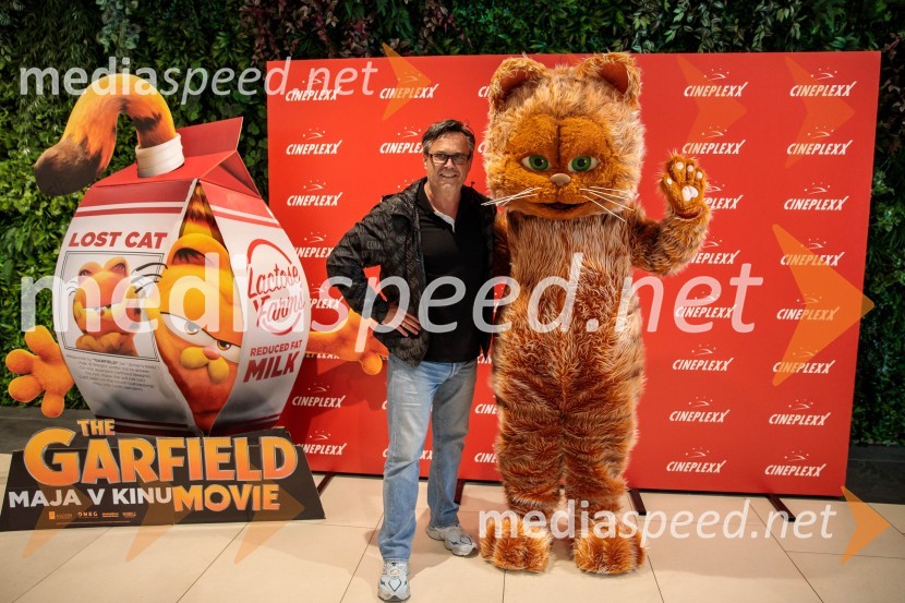  Jernej Kuntner, igralecPremiera filma najbolj popularnega oranžnega mačka Garfield v Cineplexx Ljubljana