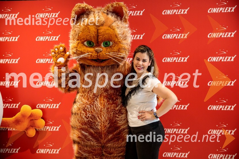  Ana Maria Mitić, stand up komičarkaPremiera filma najbolj popularnega oranžnega mačka Garfield v Cineplexx Ljubljana