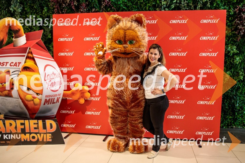  Ana Maria Mitić, stand up komičarkaPremiera filma najbolj popularnega oranžnega mačka Garfield v Cineplexx Ljubljana