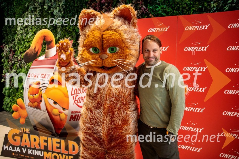  Rok Kunaver, igralecPremiera filma najbolj popularnega oranžnega mačka Garfield v Cineplexx Ljubljana