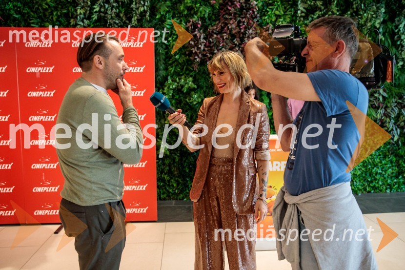  Rok Kunaver, igralec;  Ana Raščan, voditeljica in novinarka;  ... Premiera filma najbolj popularnega oranžnega mačka Garfield v Cineplexx Ljubljana