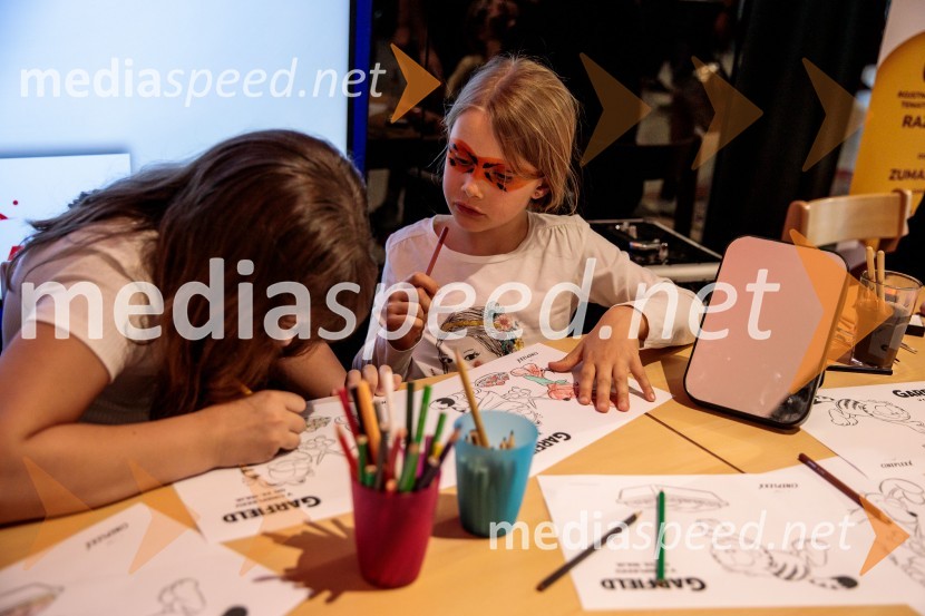 Premiera filma najbolj popularnega oranžnega mačka Garfield v Cineplexx Ljubljana