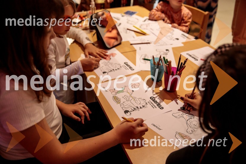 Premiera filma najbolj popularnega oranžnega mačka Garfield v Cineplexx Ljubljana