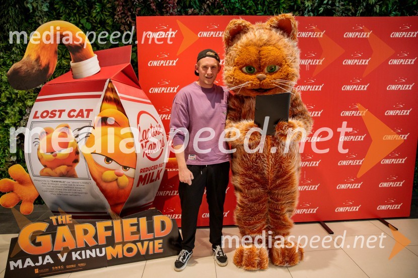  Matic MeškoPremiera filma najbolj popularnega oranžnega mačka Garfield v Cineplexx Ljubljana