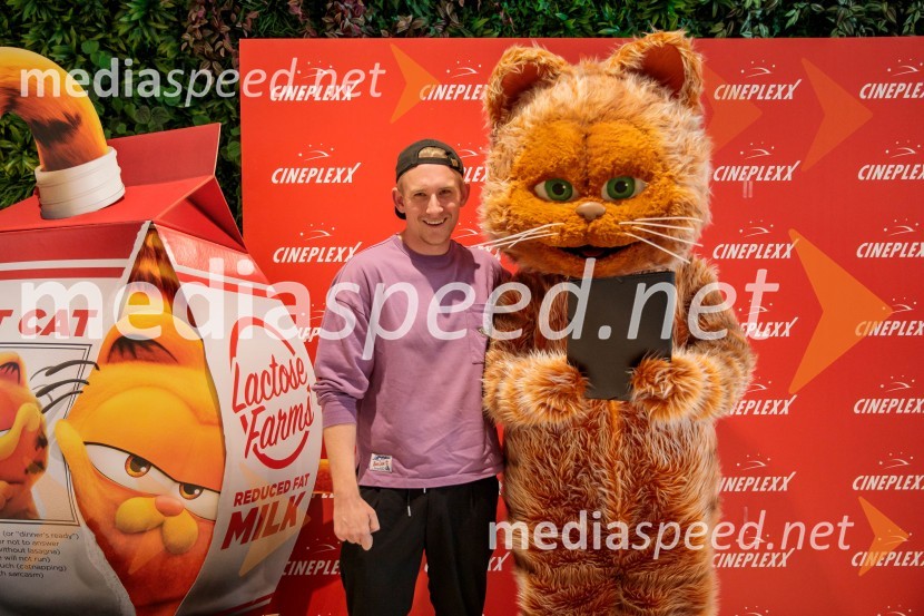  Matic MeškoPremiera filma najbolj popularnega oranžnega mačka Garfield v Cineplexx Ljubljana