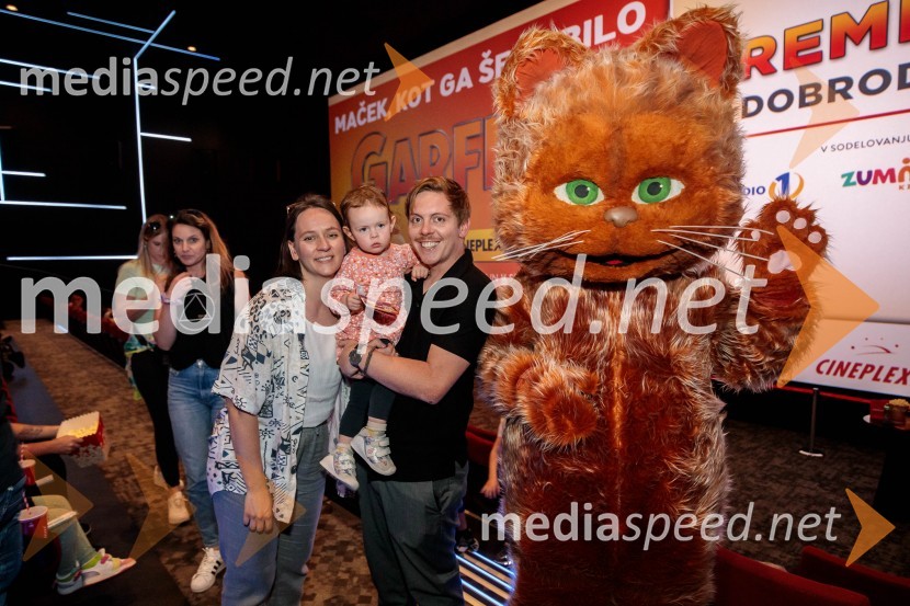  ... ;  ... ;  Gašper Gep MarkunPremiera filma najbolj popularnega oranžnega mačka Garfield v Cineplexx Ljubljana